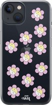 YinYang Flowers Pink - iPhone Transparant Case