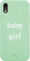 iPhone XR - Baby Girl Green - iPhone Short Quotes Case