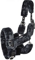 Equiline Halster Terris Faux Sheepskin - maat Full - black