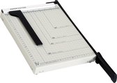 HOMCOM Papiersnijmachine tot A4 papiersnijder metaal wit 912-004