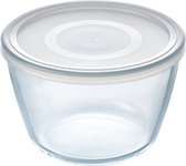 Pyrex Cook  AND  Store Ronde schaal met deksel 12x6 cm