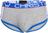 Andrew Christian Almost Naked Retro Mesh Boxer Grijs - MAAT L - Boxershort Heren - Boxershorts voor Mannen - Mannen Cadeautjes