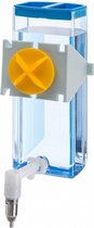 drinkfles Sippy 300 ml 9,5 x 8 x 20 cm staal blauw/transparant