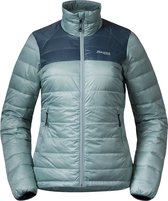 Røros Box Down Light Dames Jacket - Misty Forest/Orion Blue