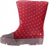 regenlaarzen halfhoog junior rubber rood/lila mt 29