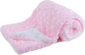 deken Deluxe Rose Mink 70 x 100 cm fleece roze