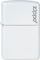 Aansteker Zippo White Matte with Logo