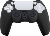 Hoesje geschikt voor Playstation 5 controller - Mobigear - Classic Serie - Siliconen Hoesje - Zwart