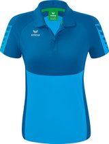 ERIMA Six Wings Polo Dames Curacao-Mykonos Maat 44