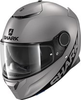 SHARK SPARTAN 1.2 BLANK Motorhelm integraalhelm Mat Antraciet Mat - Maat M