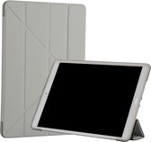 iPad 2021 10.2 inch Book Case Origami Grijs
