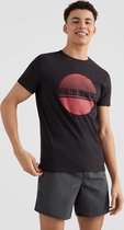 O'Neill T-Shirt Men TIDE T-SHIRT Black Out - B M - Black Out - B 100% Eco-Katoen Round Neck