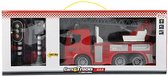 Toi-Toys Cars and Trucks Brandweerwagen 49cm  + Verkeerslichten + Licht en Geluid