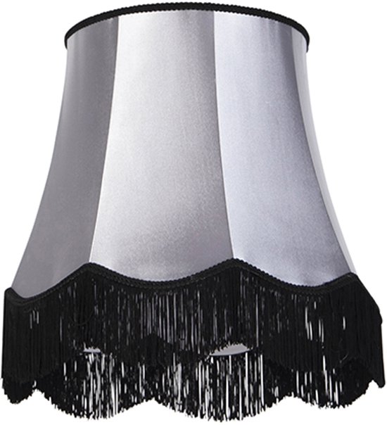 QAZQA granny - Abat-jour - Ø 450 mm - Grijs