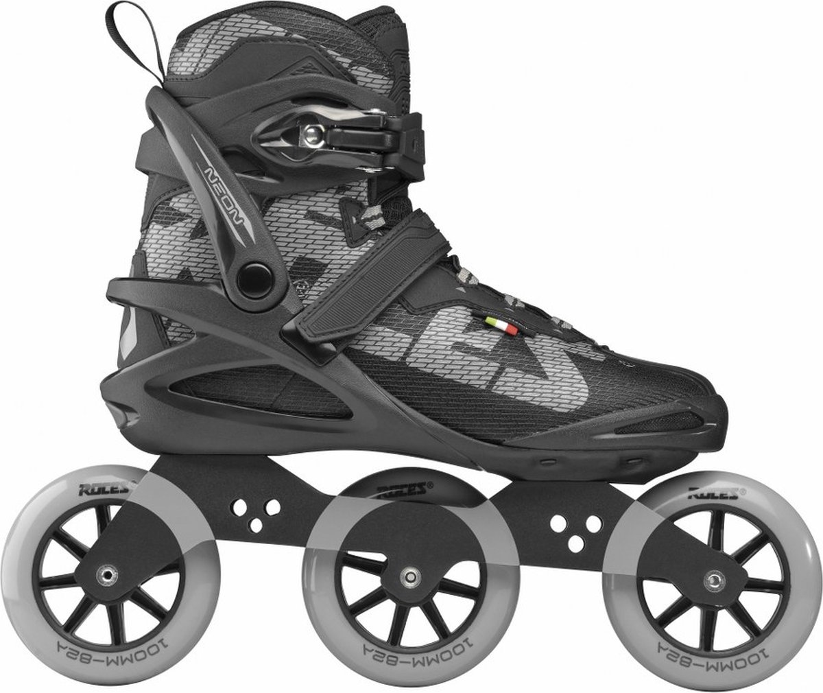 ROCES Neon TIF 3×100 Inline Skate 37 Volwassenen Zwart