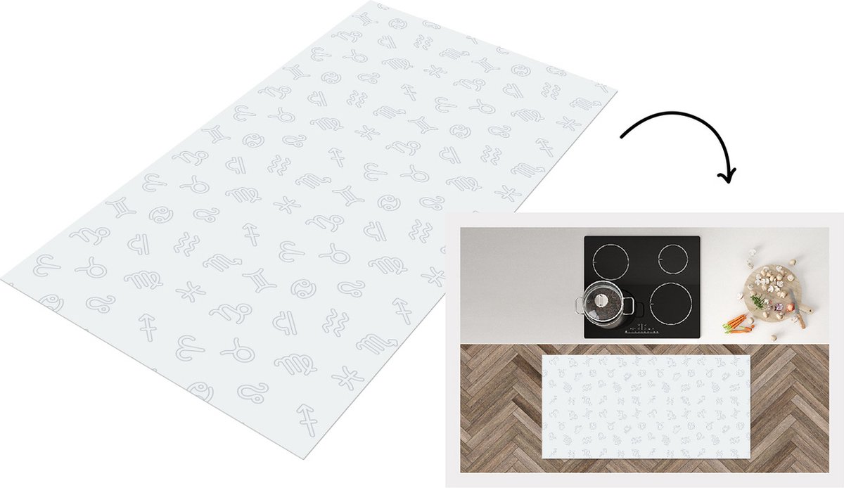 KitchenYeah Keukenloper - Loper keuken - Sterrenbeeld - Astrologie - Design - Keukenloper vinyl multicolor, foto 7