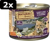 2x NATURAL GREATNESS RABBIT/DUCK 200GR