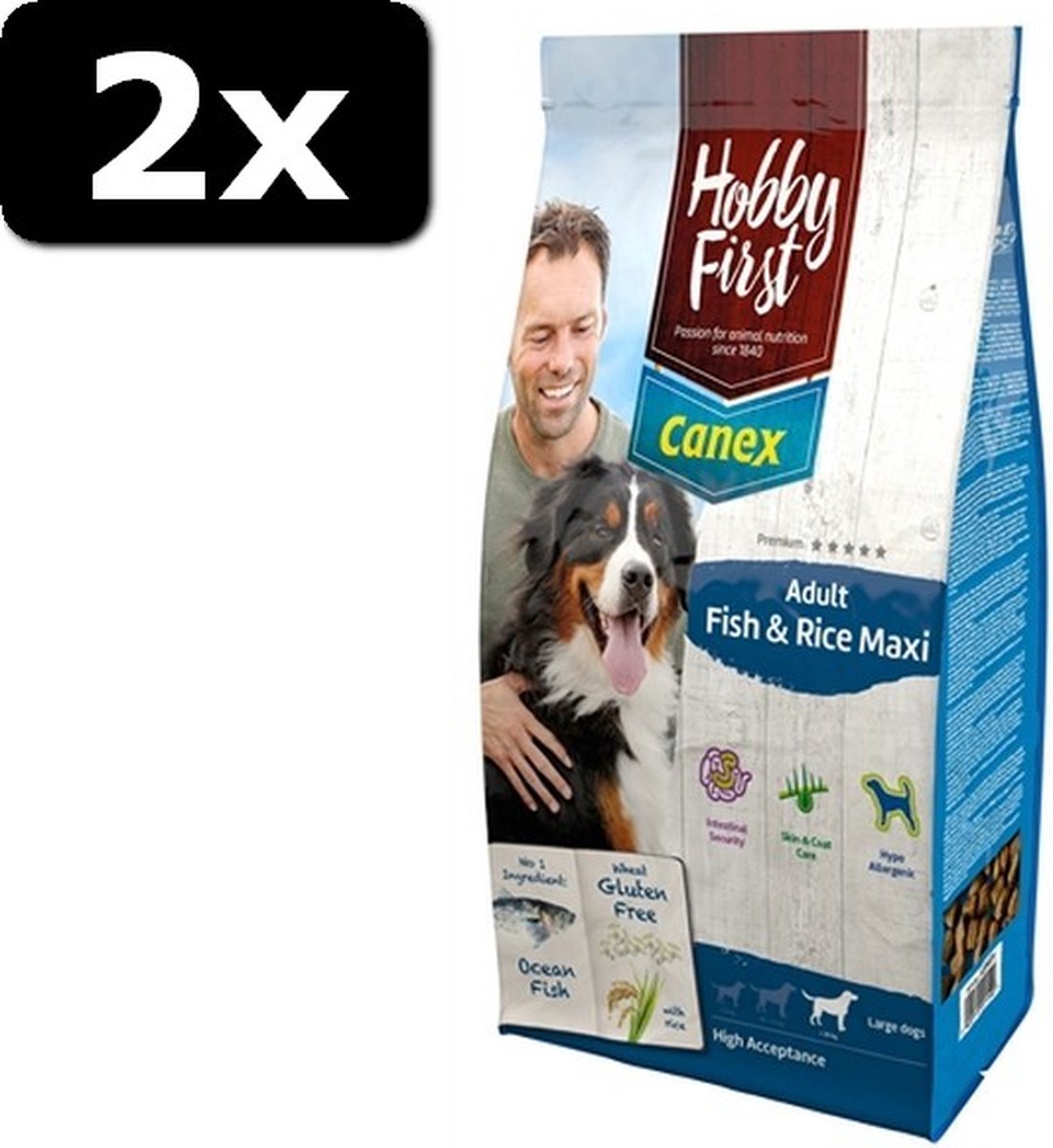 HobbyFirst Canex CANEX ADULT FISH/RICE MAXI 12KG