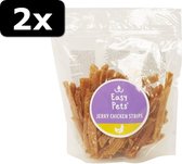 2x EASYPETS JERKY CHICKEN STRIPS 400GR