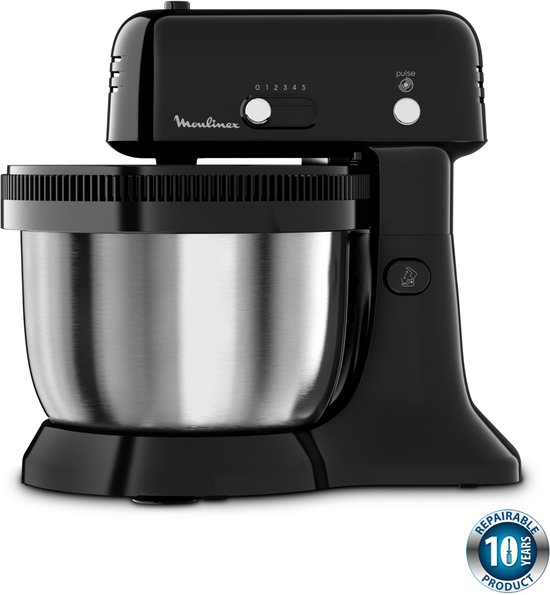 Moulinex QA110810 keukenmachine 300 W 4 l Zwart van Moulinex — afbeelding 3