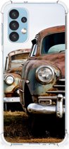 Mobiel Case Geschikt voor Samsung Galaxy A13 (4G) Telefoon Hoesje met doorzichtige rand Vintage Auto