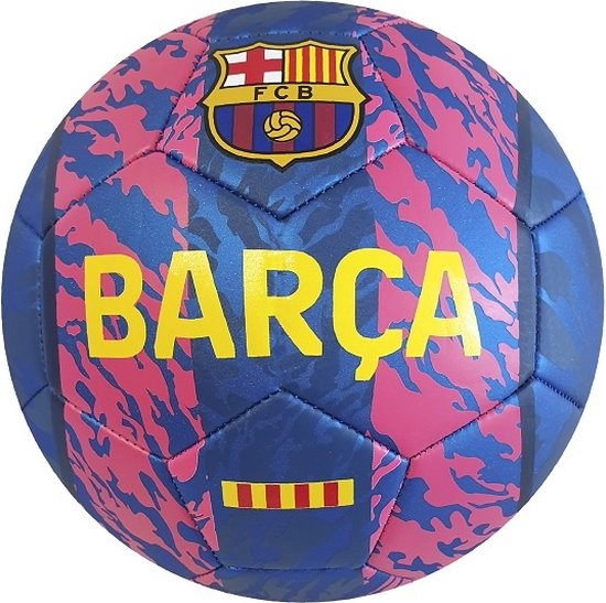 FC Barcelona Voetbal Stripes CAMO size 5 - La Liga Voetbal - Depay - Frenkie de Jong -