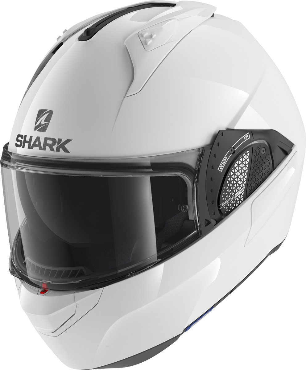 SHARK EVO GT BLANK Motorhelm Systeemhelm Wit - Maat L