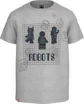 Legowear Jongens Lego Iconic Shortsleeve Tshirt Robots Grey Melange