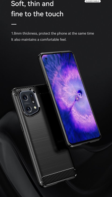 Coque Silicone Fine + Verre Trempé Pour Oppo Find X5 5G - Transparente - Marque HTD Mobiles