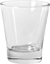 glazenset 85 ml 7 x 6 cm glas transparant 3 stuks