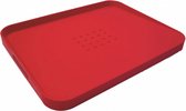 multifunctionele snijplank Cut&Carve 37,5 cm rood