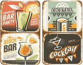 afdekplaat Universele Cocktail 30 x 52 cm 2 stuks