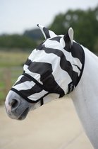 Bucas Buzz-Off Zebra Vliegenmasker Met Neus XXXS Zebra