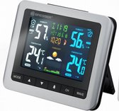 weerstation MeteoTemp WTM 16,5 x 13 cm wit 4-delig