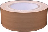 ducttape 50 mm x 25 m 70 mesh/polyetheen lichtbruin