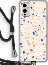 Case Company® - OnePlus 9 hoesje met Koord - Terrazzo N°23 - Telefoonhoesje met Zwart Koord - Bescherming aan alle Kanten en Over de Schermrand