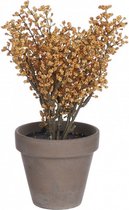 kunstplant Astilbe 21 cm keramiek oranje