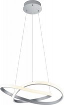 hanglamp Course 150 x 60 cm staal 27W wit/zilver