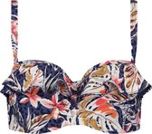 Botanic Beauty bandeau bikinitop Multicolor maat 44B (90B)