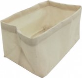 opbergmand 19 x 12 x 10,5 cm katoen beige S