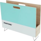 tijdschriftenrek Pantone 28 x 38 x 9 cm hout/metaal blauw