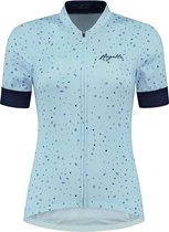 Rogelli Terrazzo Fietsshirt - Korte Mouwen - Dames - Licht Blauw, Navy - Maat XS