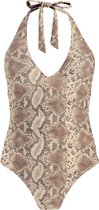 Barts Keona Halter One Piece sand Dames Badpak - Maat 40