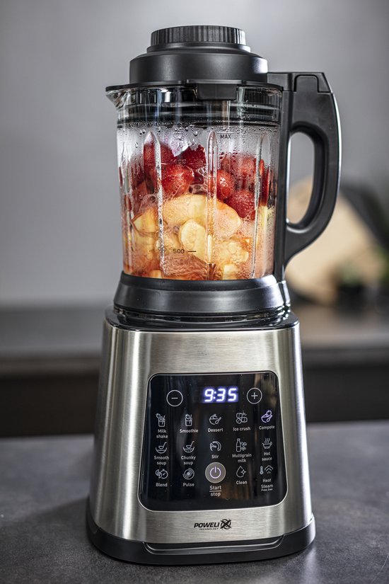 Tefal Perfectmix Cook BL83SD - High-Speed Blender - 1.75L - 1400W - Inclusief Stoommand - Voor Koken