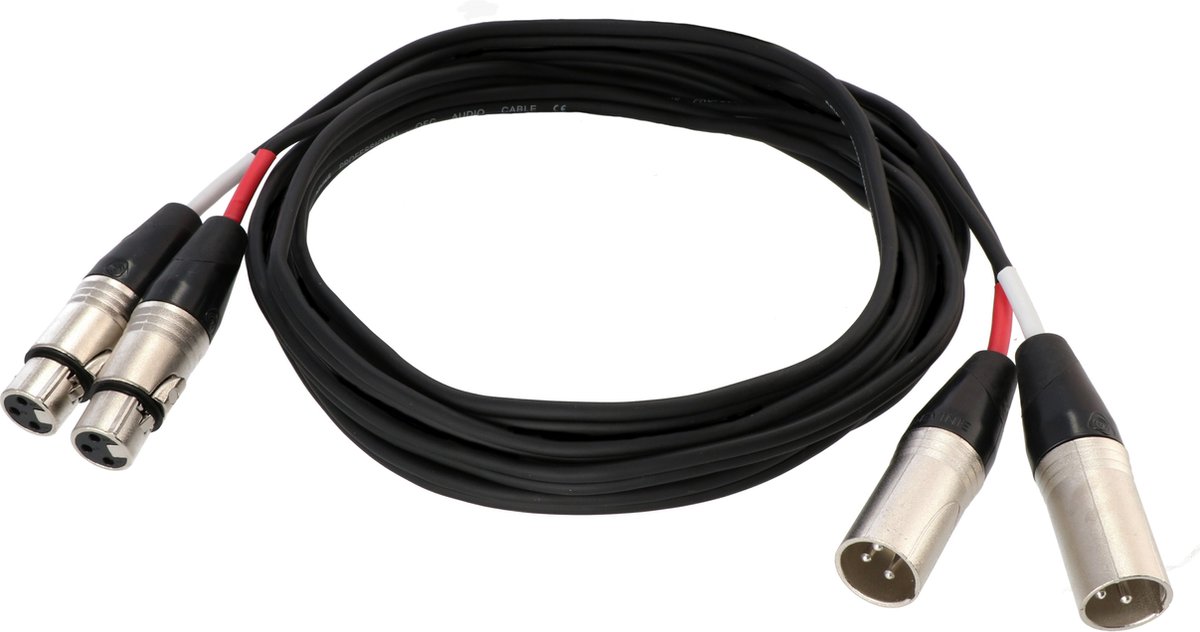 Devine MIC1002/3 kabel 2x XLR female - 2x XLR male 3 m