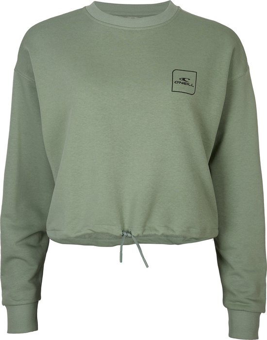 O'Neill Sweatshirts Women CUBE CREW Blauwgroen Xs - Blauwgroen 60% Cotton, 40% Recycled Polyester