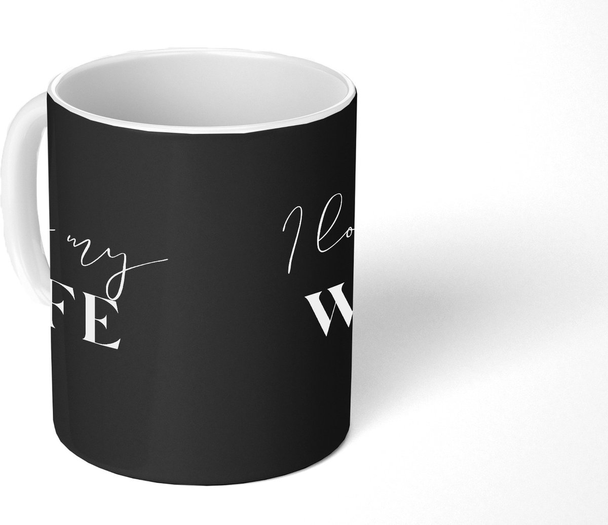 Mok - Koffiemok - Vrouw - Love - Partner - Quote - Mokken - 350 ML - Beker - Koffiemokken - Theemok