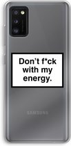 Case Company® - Samsung Galaxy A41 hoesje - My energy - Soft Cover Telefoonhoesje - Bescherming aan alle Kanten en Schermrand