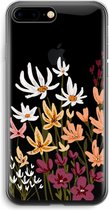 Case Company® - iPhone 7 PLUS hoesje - Painted wildflowers - Soft Cover Telefoonhoesje - Bescherming aan alle Kanten en Schermrand