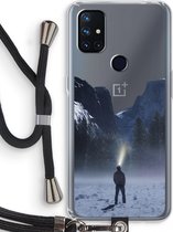 Case Company® - OnePlus Nord N10 5G hoesje met Koord - Wanderlust - Telefoonhoesje met Zwart Koord - Bescherming aan alle Kanten en Over de Schermrand